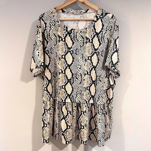 Excellent condition! Beautiful too - animal print